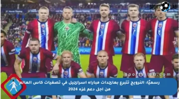 رسميًا: النرويج تتبرع بعائدات مباراة إسرائيل في تصفيات كأس العالم من أجل دعم غزة 2024